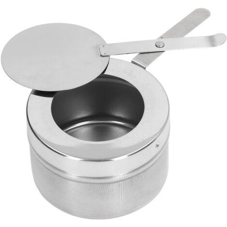 Tragbarer Wachsofen mit Edelstahlgriff und Deckel zum Erhitzen von Speisen