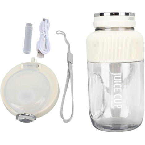 Tragbarer, wiederaufladbarer 1,2-Liter-Entsafter – Mini-Mixer für Reisen, Camping, Büro und Fitnessstudio – Multifunktionaler Mixer