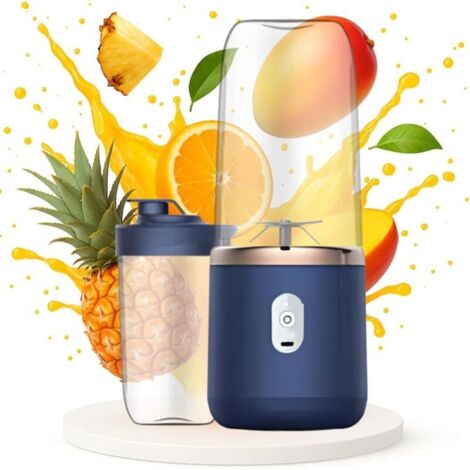 Tragbarer, wiederaufladbarer Standmixer, leichter Mixer für Smoothies und Shakes, kompakt und tragbar für unterwegs