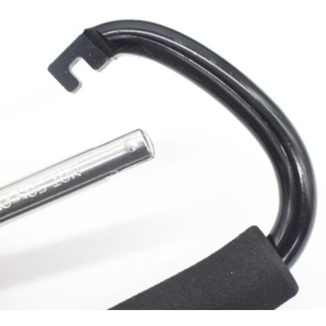 Tragbarer, wiederverwendbarer Haken aus einer Aluminiumlegierung – großes, robustes Modell zum Einkaufen, für Kinderwagen, Trekking und Wandern.