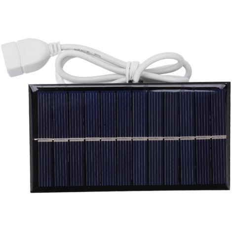 Tragbares 1W 6V Solarpanel für Handy- und Heimbeleuchtung, DIY-Solarladegerät