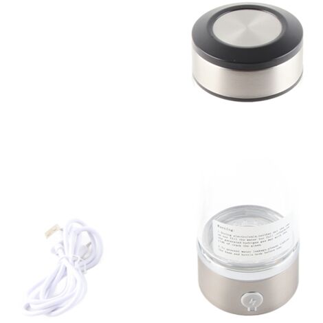 Tragbares 420-ml-Wasserglas mit wasserstoffreichem Wasser, USB-aufladbar, Ionisierungswassergenerator