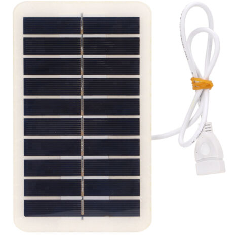 Tragbares 5V 2W 400mA Solarpanel mit USB für Notladung im Freien - Solarladegerät für Mobiltelefone