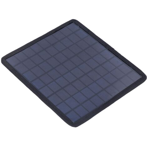 Tragbares 6W 18V Solar-Autoladegerät, kompatibel mit 12V-Batterien. Ladepanel und Batterieplatine.