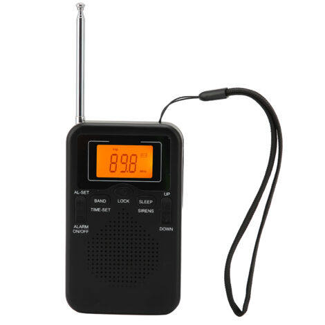 Tragbares AM/FM-Digitalradio mit großer Reichweite und langer Akkulaufzeit