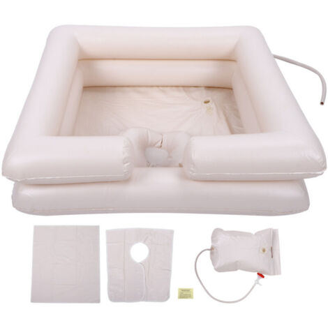 Tragbares, aufblasbares Shampoo-Waschbecken-Set aus PVC, geeignet zum Haarewaschen und besonders geeignet für Schwangere, Menschen mit Behinderungen und ältere Menschen.