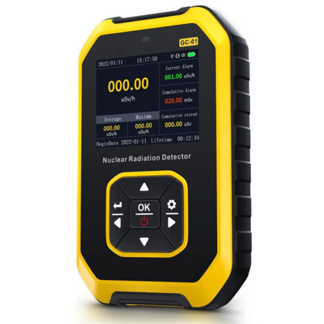 Tragbares digitales Geigerzähler mit LCD-Display, Detektor für nukleare Strahlung, Beta-Gamma-Dosimeter-Tester