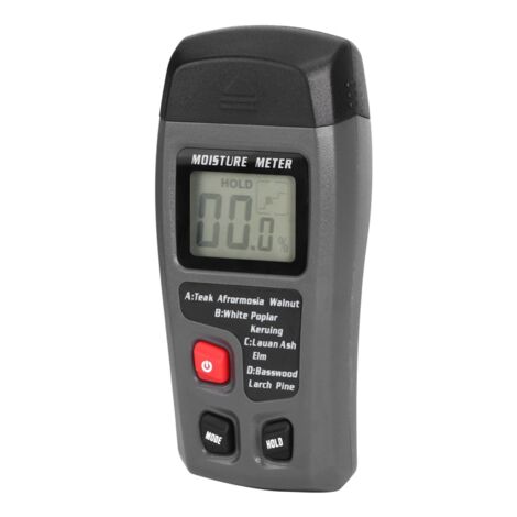 Tragbares digitales LCD-Holzfeuchtemessgerät - Hygrometer-Tester