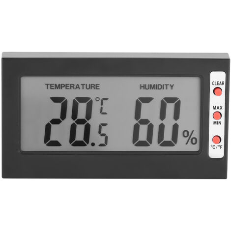 Tragbares digitales LCD-Thermometer-Hygrometer 0-50°C 10-99% RH