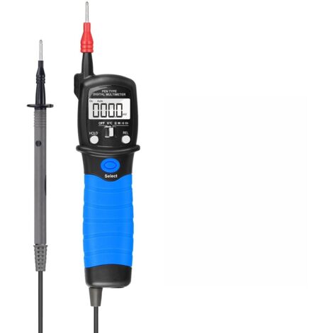 Tragbares digitales Multimeter mit hintergrundbeleuchtetem LCD-Display, Gleich-/Wechselspannungsmesser, Durchgangsprüfer, Dioden- und Widerstandsprüfer (1 Stück)