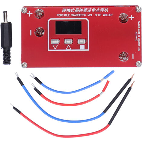 Tragbares DIY-Punktschweißgerät mit LCD-Bildschirm für Miniaturtransistoren