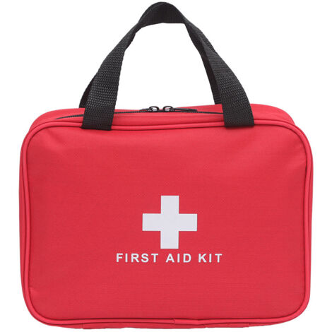 Tragbares Erste-Hilfe-Set, leere Tasche, für Camping, Picknick, Reisen, Zuhause und Erste Hilfe (ohne Erste-Hilfe-Material)