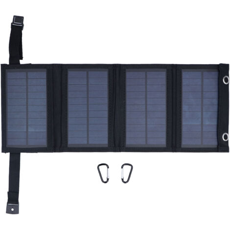 Tragbares, faltbares 6W 5V Solarladegerät für Handys – Hocheffiziente externe Powerbank