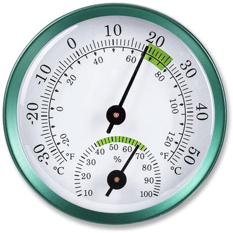 Tragbares Hygrometer für Zuhause und Büro, kabellos, zur Wandmontage, mit Hygrometer- und Thermometerfunktion. 2-in-1-Temperatur- und Feuchtigkeitsmonitor.