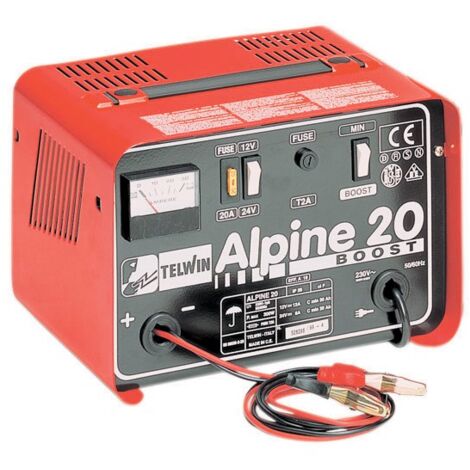 TRAGBARES KFZ-LADEGERÄT TELWIN ALPINE 20 BOOST SPANNUNG 12-24V AKKULADUNG