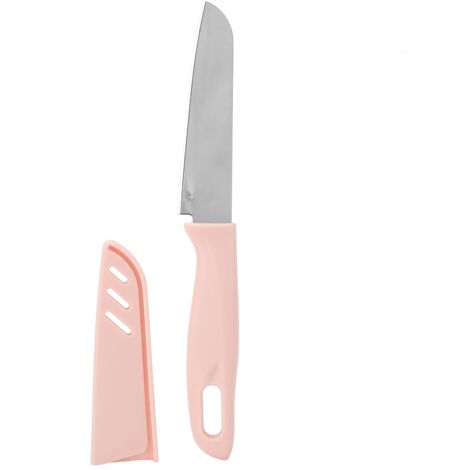 Tragbares Küchenmesser aus Edelstahl für Obst und Melonen mit Scheide, ideal für Zuhause