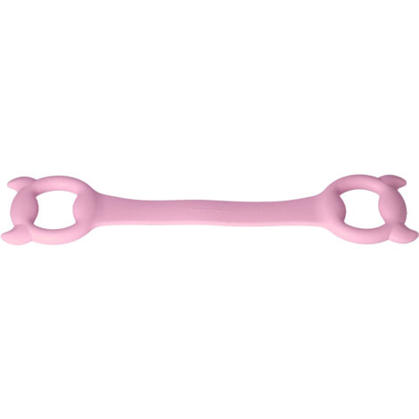 Tragbares Latex-Fitness-Widerstandsband für Yoga, Heimtraining und Widerstandsübungen – Pink