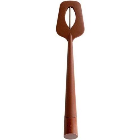 Tragbares Löffelthermometer, Silikonschaber, langer Spatel, digitales Lebensmittelthermometer für Schokolade, Cremes, Soßen, Marmeladen und Sirup, sofortiges Ablesen