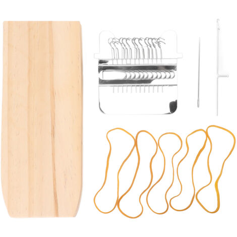 Tragbares Mini-Webset mit 12 Haken – DIY-Reparaturwerkzeug für Socken und Kleidung