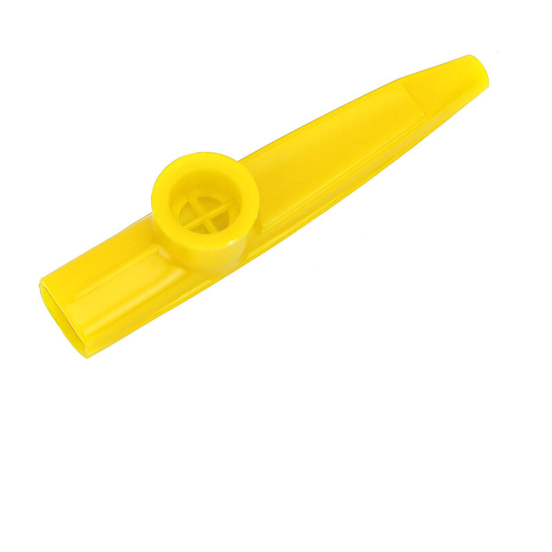 Image of Tragbares Miniatur-Kazoo aus Kunststoff – leicht zu erlernen – Musikinstrument für Anfänger (Gelb)