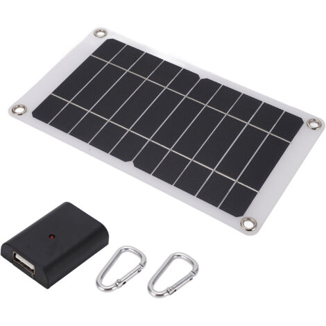 Tragbares monokristallines Solarpanel 7,5 W 5 V USB – Outdoor-Akkuladegerät