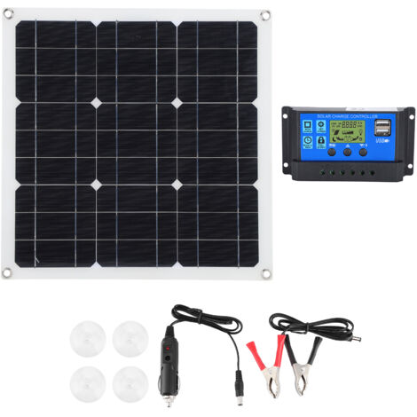 Tragbares monokristallines Solarpanel mit integriertem Laderegler für Camping