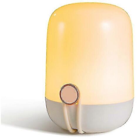 Tragbares Nachtlicht zum Stillen, LED-Stilllampe mit einstellbarer Helligkeit und 7 Farben