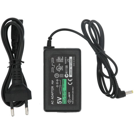 Tragbares Netzteil kompatibel mit PSP1000/2000/3000, 100–240 V EU-Netzteil