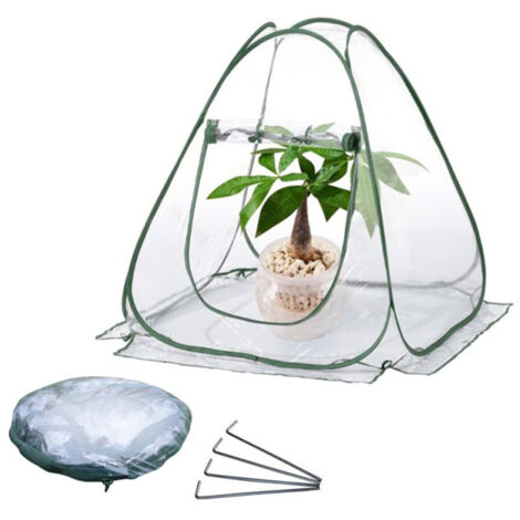 Tragbares, transparentes PVC-Gartengewächshaus – Mini-Winterschutz für Pflanzen