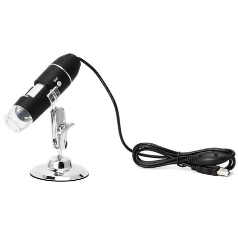 Tragbares USB-Digitalmikroskop mit 1600-facher Vergrößerung für industrielle Beobachtungen, manuelle Detektionslupe mit 8 einstellbaren LEDs