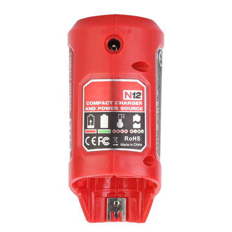 Tragbares USB-Ladegerät, kompatibel mit Milwaukee M12 48-59-1201