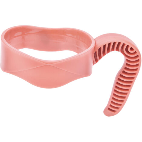 Tragegriff für 20-30 oz Wasserflaschen und Becher – ergonomisches Design aus rosafarbenem Kunststoff