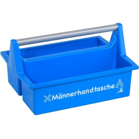 Tragekasten "Männerhandtasche" blau