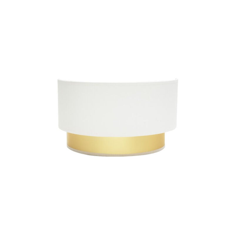 Wandleuchte anuska 1xe27 weiß/gold 17x30x16 cm