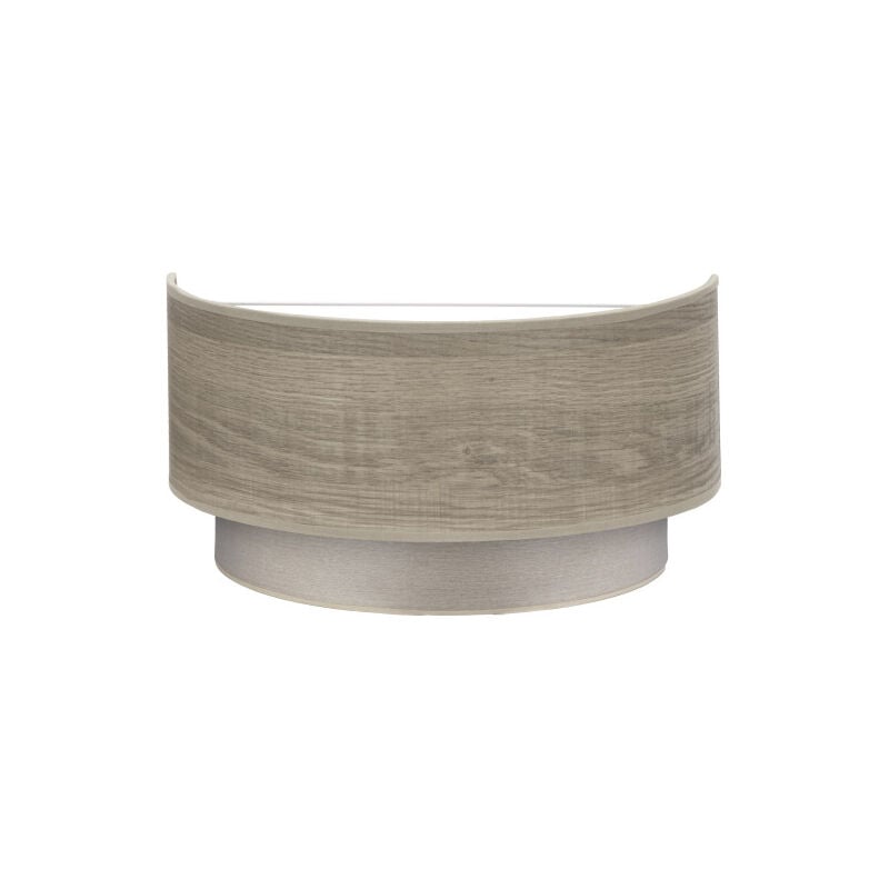 Wandleuchte Tania 1xe27 Holz Grau 15x30x16 Cm - Fabrilamp