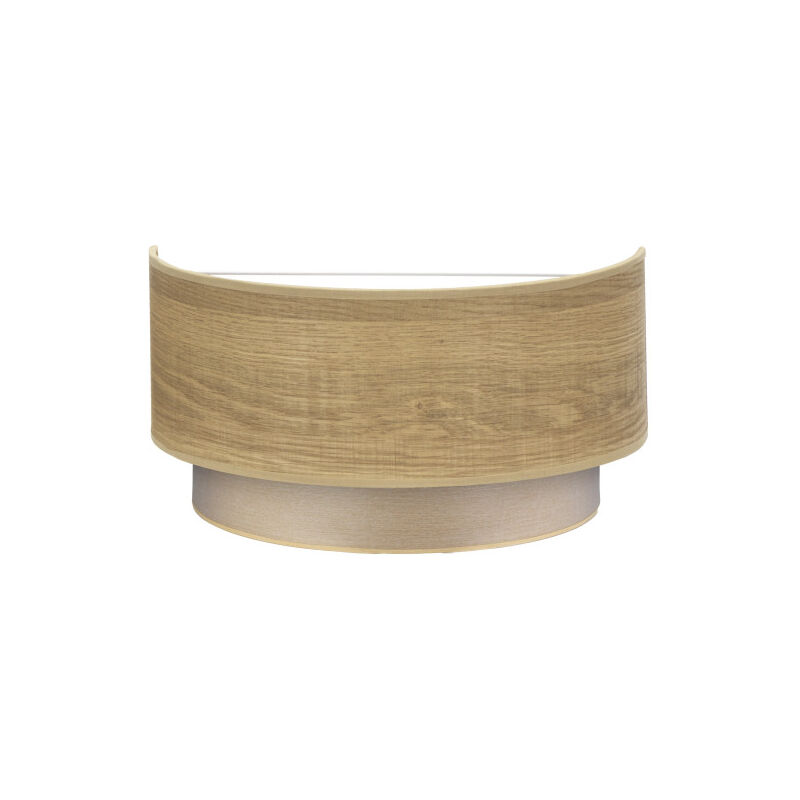 Wandleuchte Tania 1xe27 Licht Holz 15x30x16 Cm - Fabrilamp