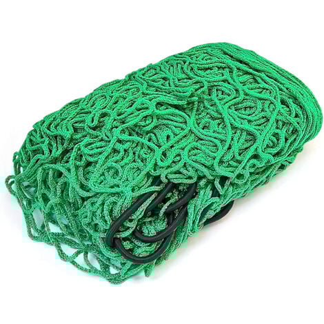 OSQI Trailer cover net with elastic edge, trailer net, cargo net, cover net, trailer net 2 x 3 m, trailer net with elastic band for optimal securing of the load - trailer net with elastic band