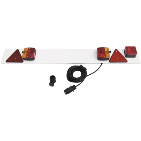 Trailer Light Red 115x7x14 cm 12V Classic Bulb vidaXL