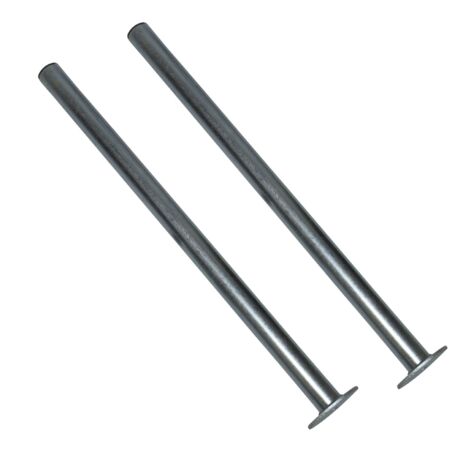 Trailer Prop Stand Drop Tubes 34MM x 600MM X2 (Caravan Support Leg Zinc Plated)