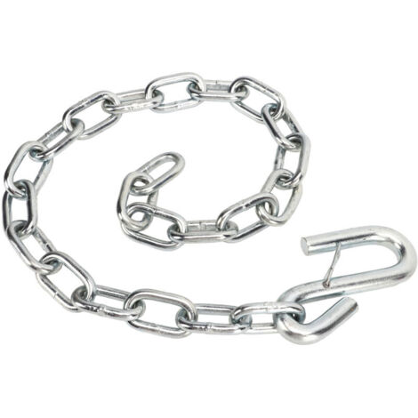 Trailer Safety Chain, 3500 Pound Steel Wire Rope with S Spring Hooks for RV Trailer, High Strength, Easy Storage and Portability