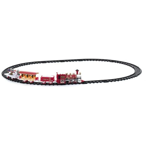 TRAIN ÉLECTRIQUE AVEC SONS ET LUMIÈRES SOUS L'ARBRE DE NOËL DIAMÈTRE Ø 78CM  90127