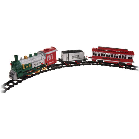 Train de Noël - Petit train de Noël avec son et lumière
