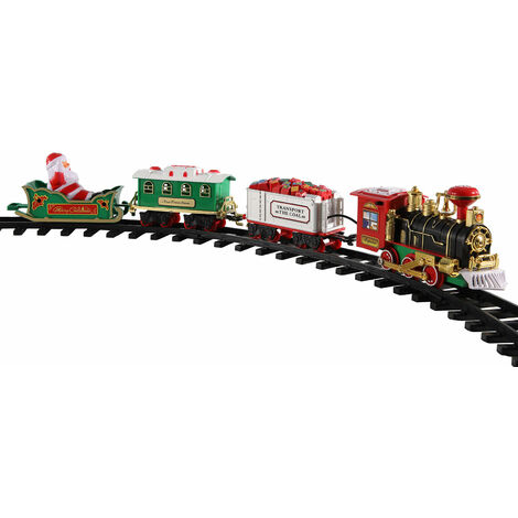 Train pour le sapin de Noël - Le train de Noël passe par le sapin de Noël