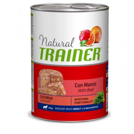 Trainer Natural Dog Adult Medium &amp Maxi Pollo  - Trainer Natural Dog Adult Medium &amp Maxi Pollo - Lattina Da 400 Gr