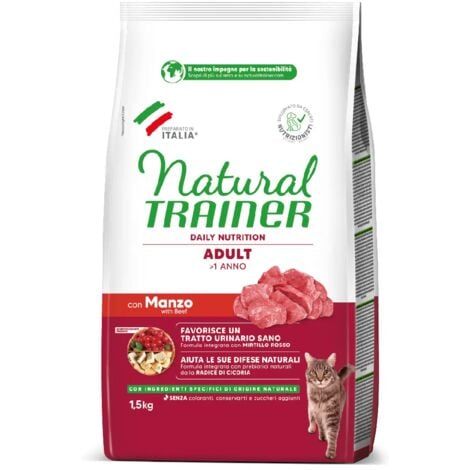 Trainer Natural per Gatto Adult con Manzo da 1,5 Kg