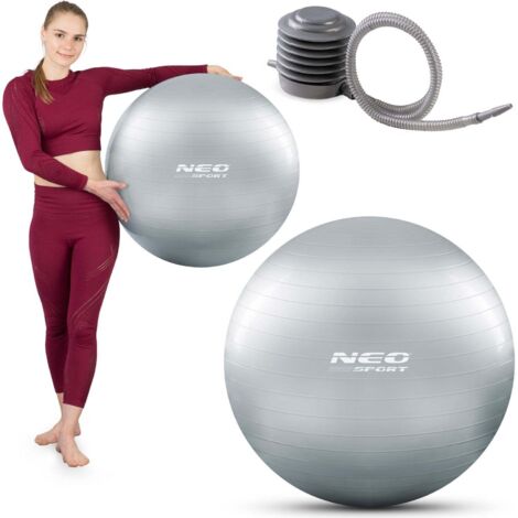 Trainingsball 65 cm NS-951 Silber