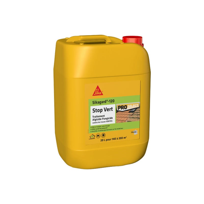 Sikagard 120 - Stop Vert Traitement algicide et fongicide Conditionnement: 20L