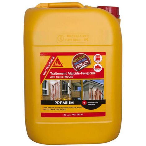 Traitement algicide et fongicide SikaStop Rouge