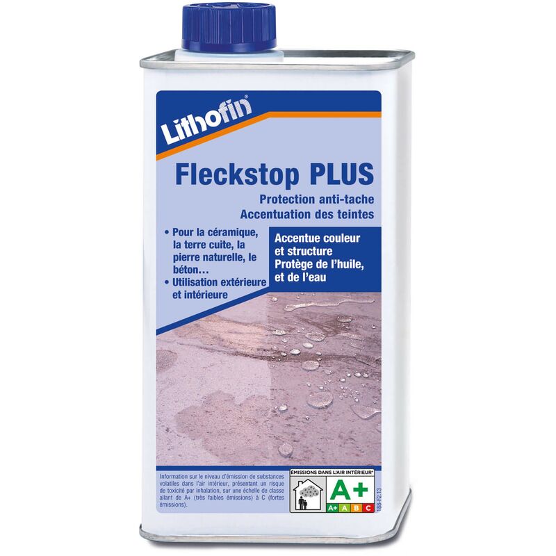 Fleckstop Plus 1 l - Anti-taches Rehausseur De Couleur - Lithofin