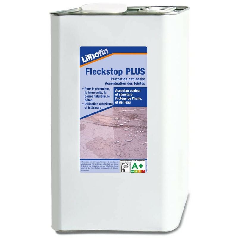 Fleckstop Plus 5 l - Anti-taches Rehausseur De Couleur - Lithofin